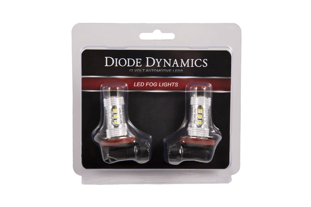 Diode Dynamics H11 XP80 LED bulbs for trucks and SUVs – packaging