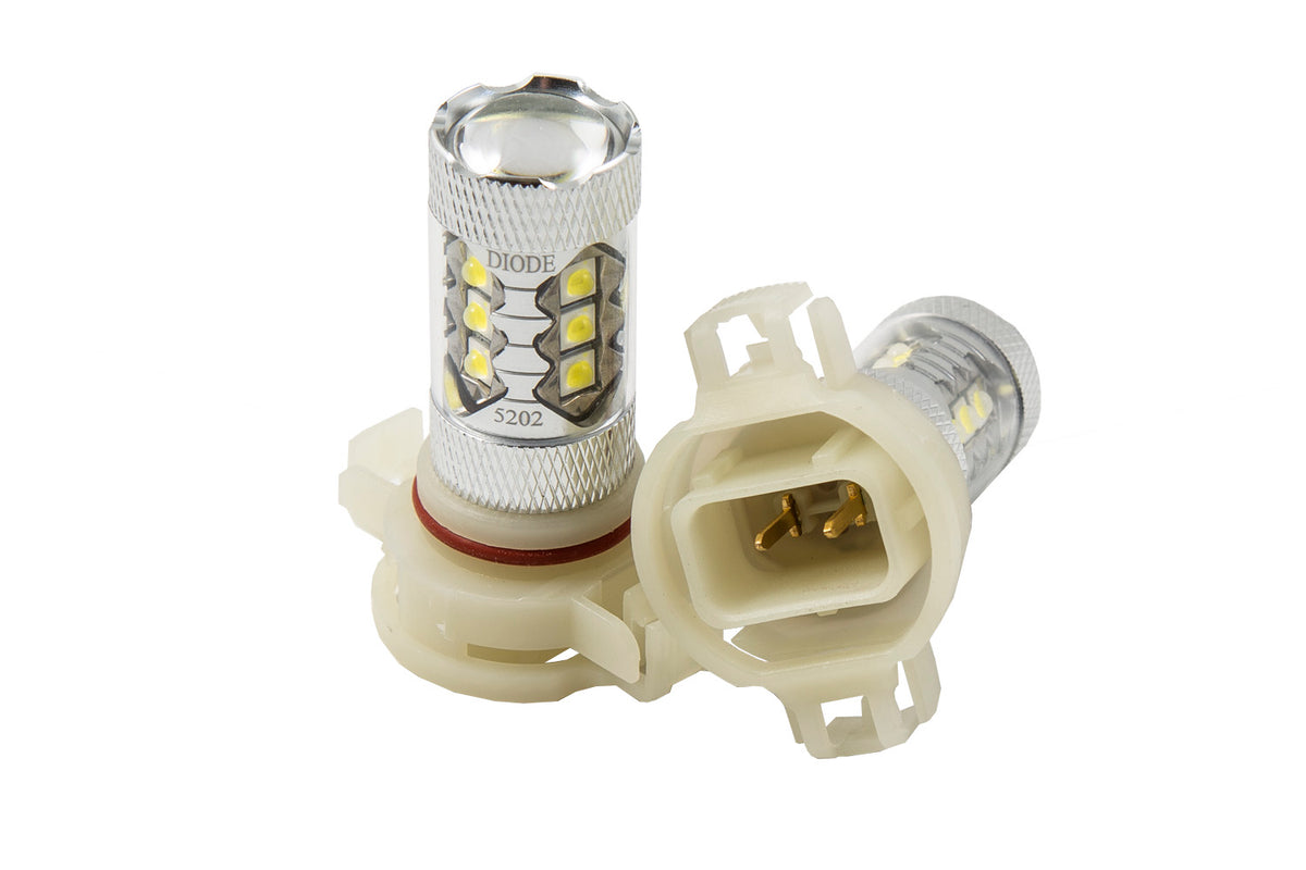 Diode Dynamics XP80 5202/PSX24W LED fog bulbs for trucks and SUVs – installed