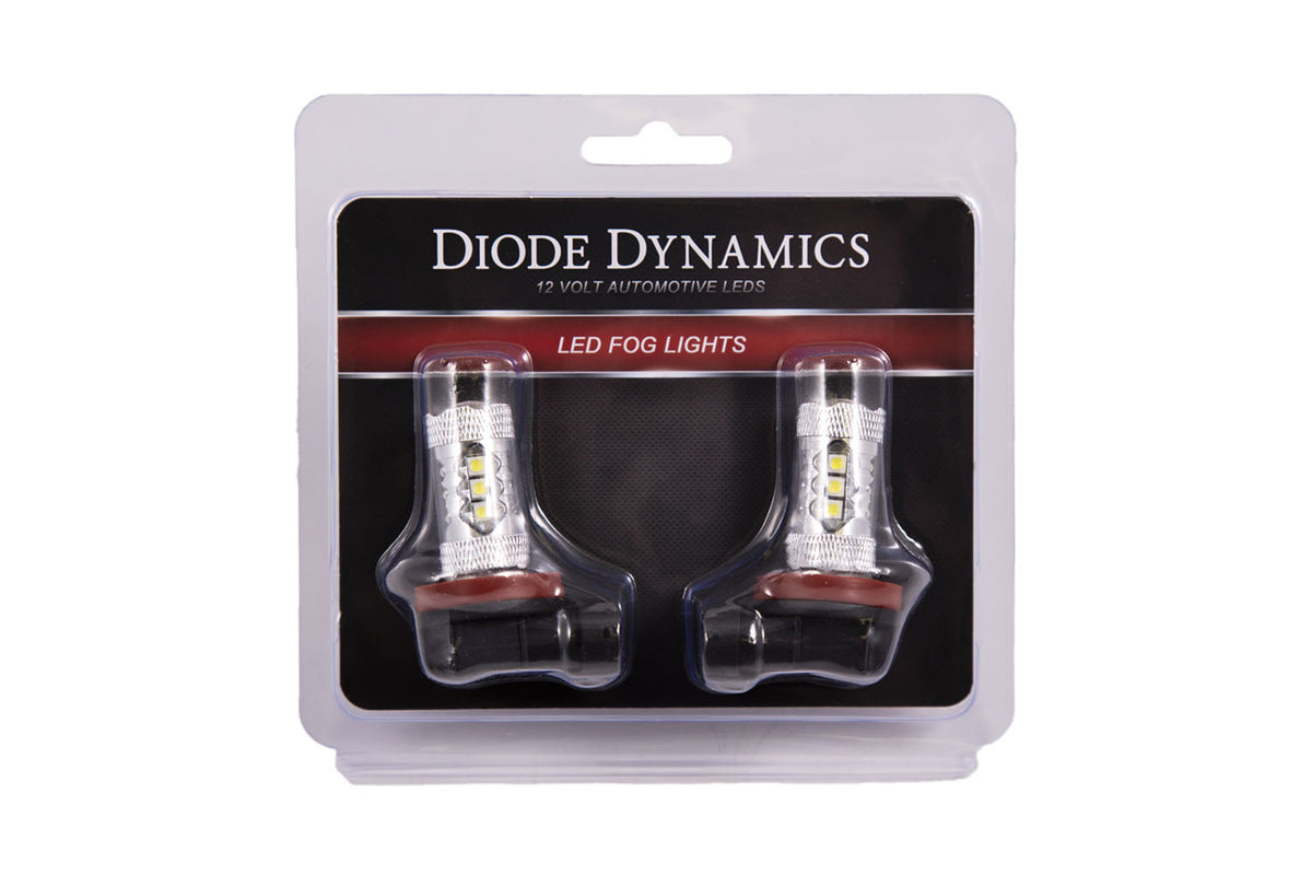 Diode Dynamics H8 XP80 LED bulbs for Nissan Titan – packaging