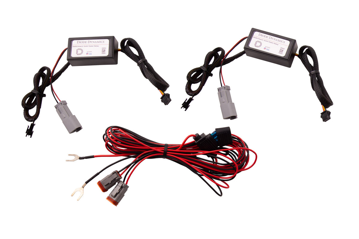Diode Dynamics Switchback Solid-State Relay Harness (Pair) for trucks and SUVs