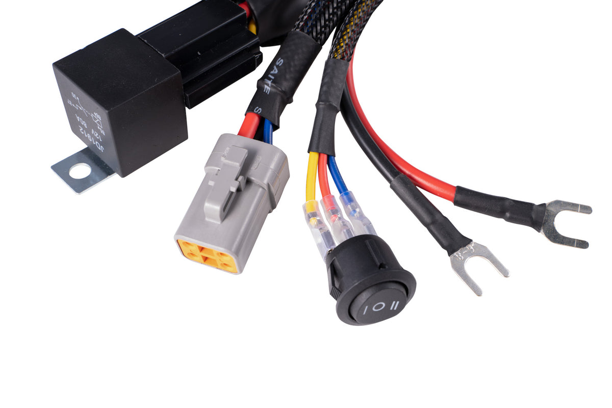 Diode Dynamics ultra heavy duty single output 4-pin harness for trucks and SUVs – detail