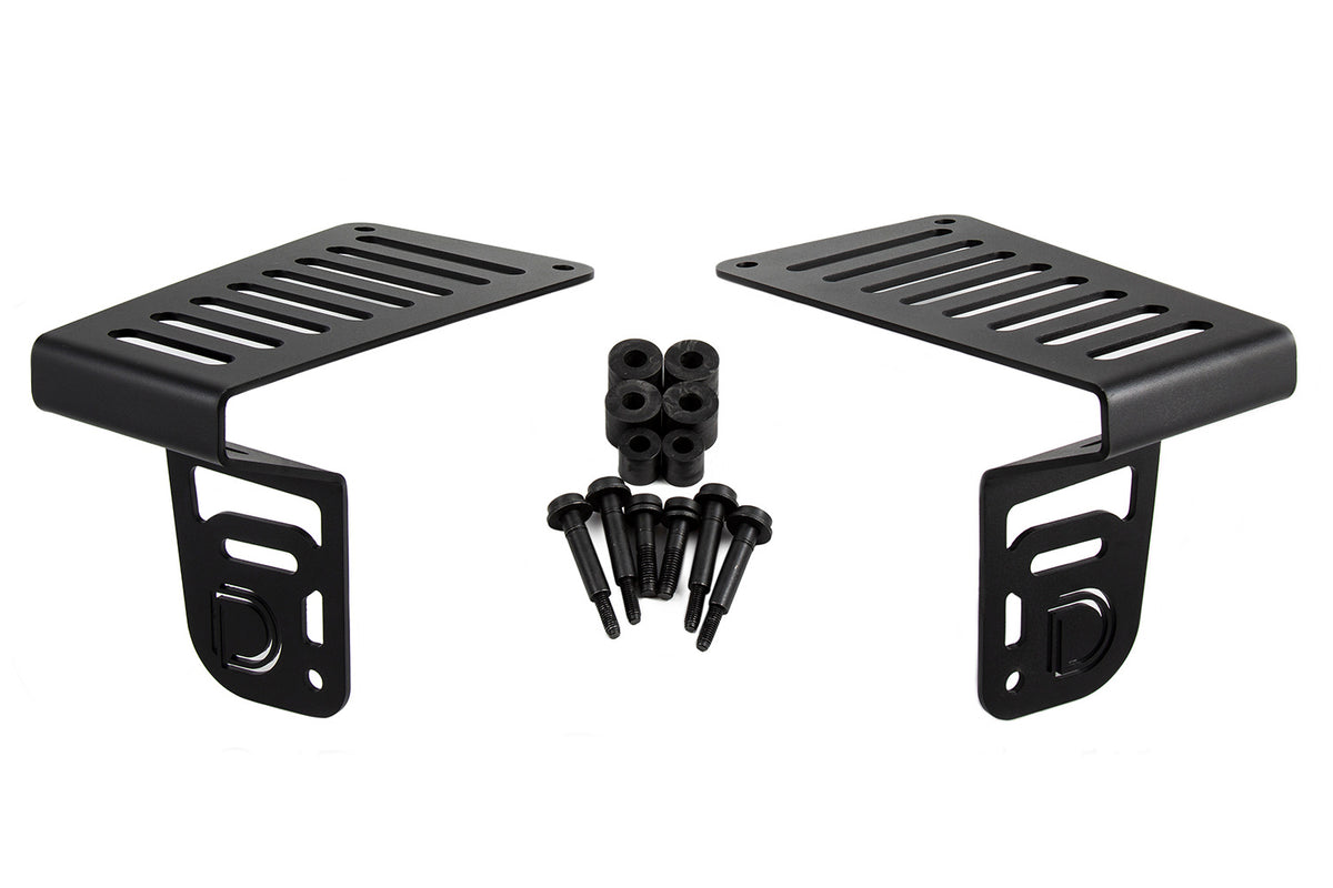 Diode Dynamics Cowl Mount LED Brackets for 2020-2026 Jeep Gladiator