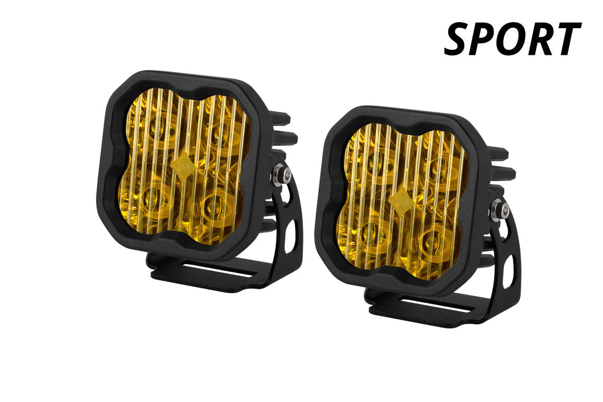 Diode Dynamics SS3 Yellow Sport LED Pod (pair) for trucks and SUVs