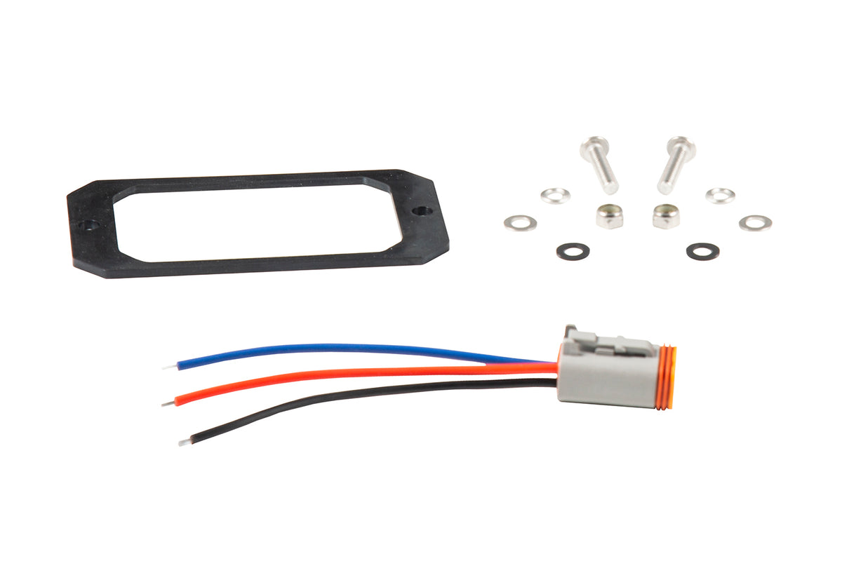 Diode Dynamics C2 1.0 Flush Mount Mounting Kit for trucks and SUVs – kit contents