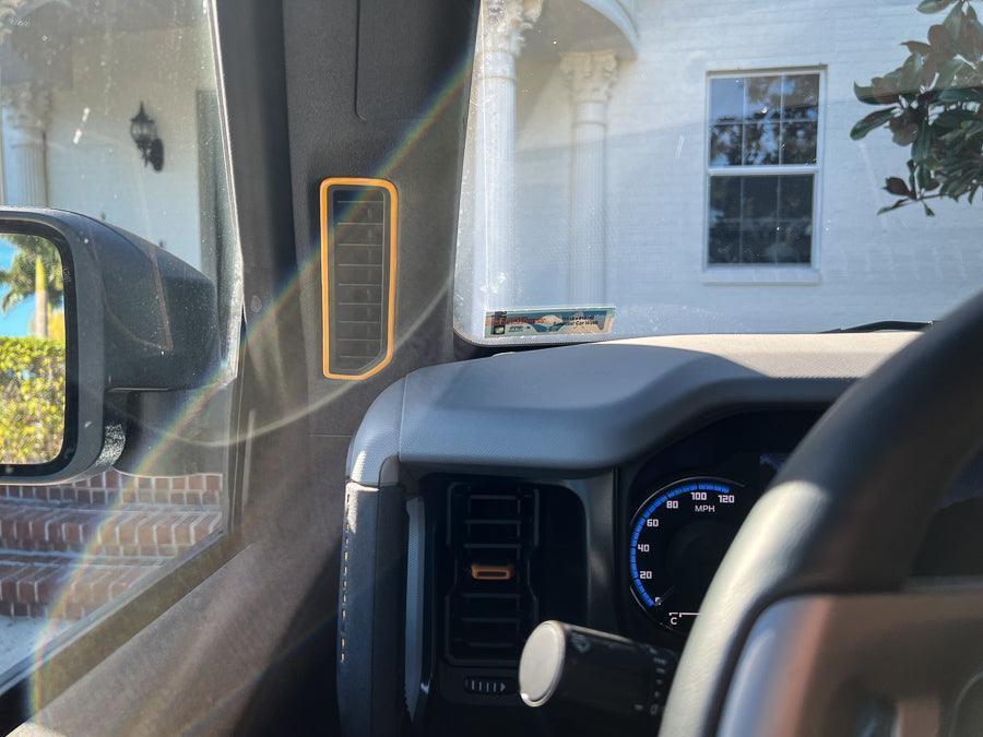 Defroster Vent Outline - 2021+ Bronco