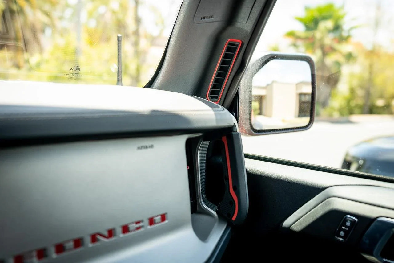 Defroster Vent Outline (Printed Series Vinyl) - 2021+ Bronco