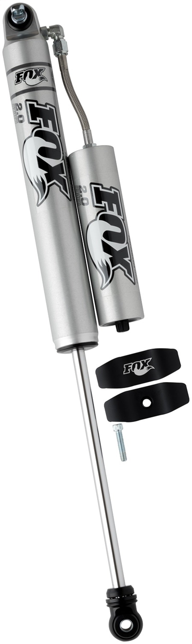 FOX 2.0 Performance Series Smooth Body Remote Reservoir Rear Shock (4-6 in. Lift), fits Jeep Wrangler