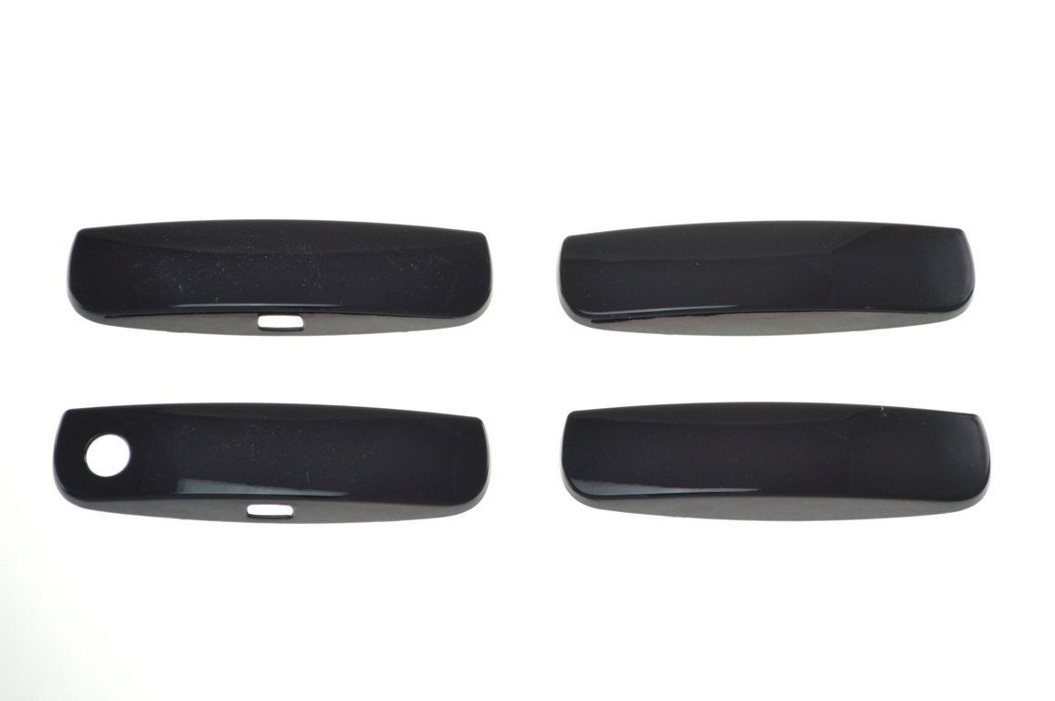DH6186BLK 11-22 Dodge Charger W/ Smart Key 4 PCS Gloss Black Tape-on Door Handle Cover