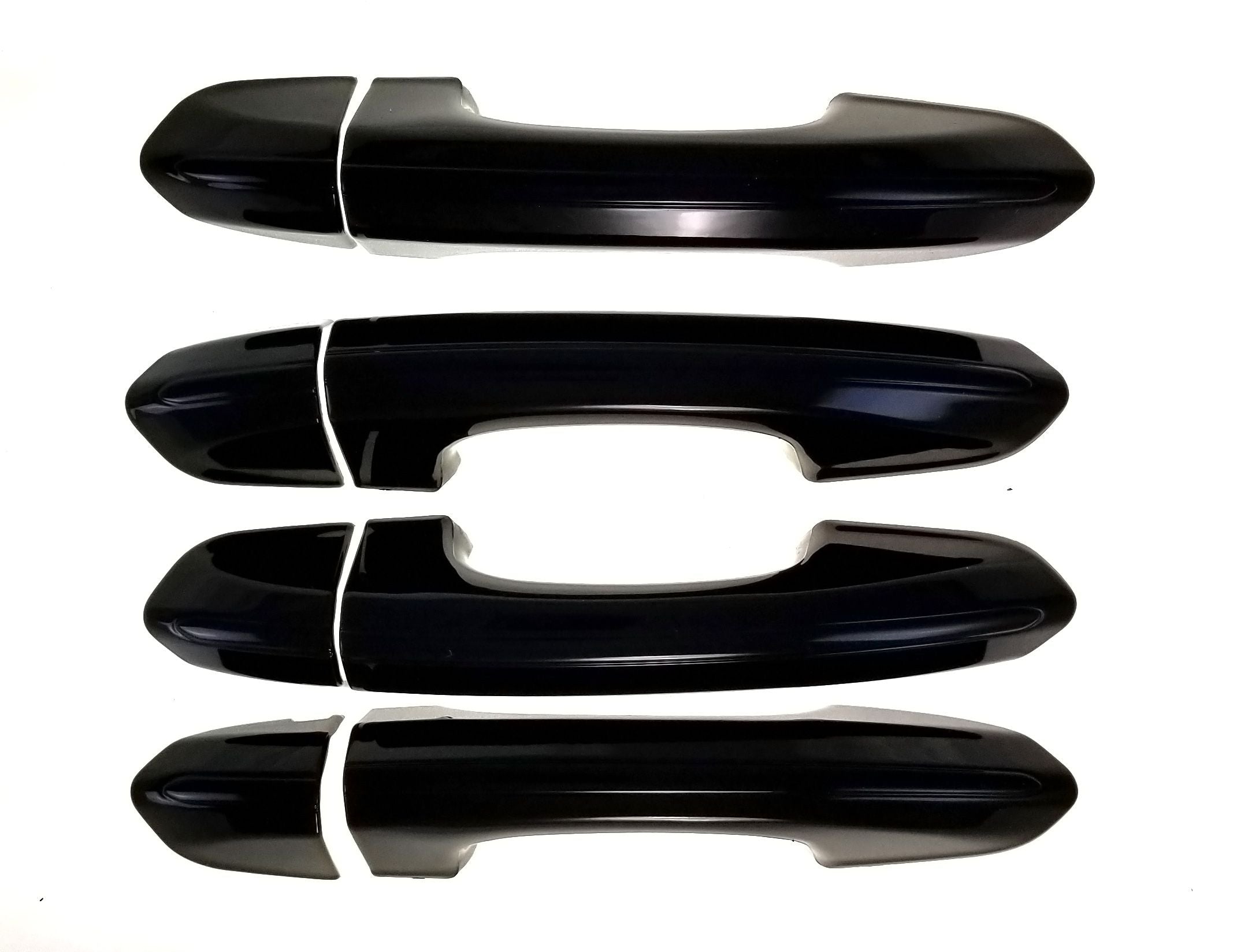 DH6254BLK 15-22 Ford Edge Works over Keyless Sensors 8 PCS Gloss Black Snap-on W/Tape Door Handle Cover