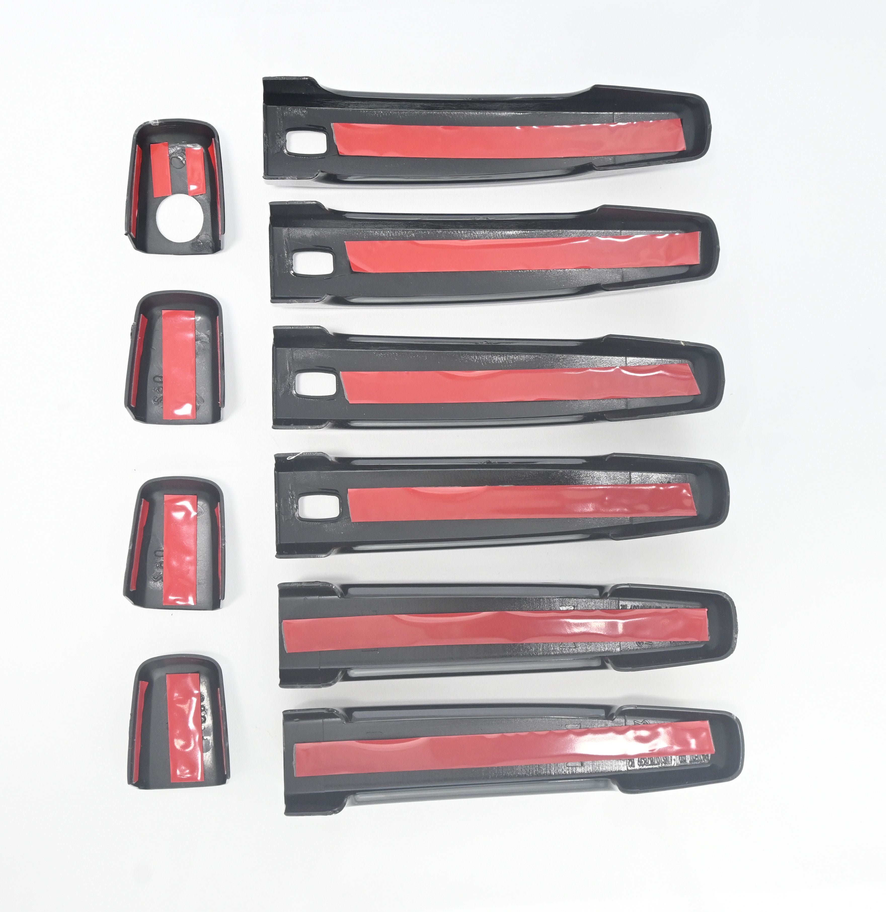 DH6280BLK 10-16 Buick LaCrosse W/ Smart Key 8 PCS Gloss Black Snap-on W/Tape Door Handle Cover