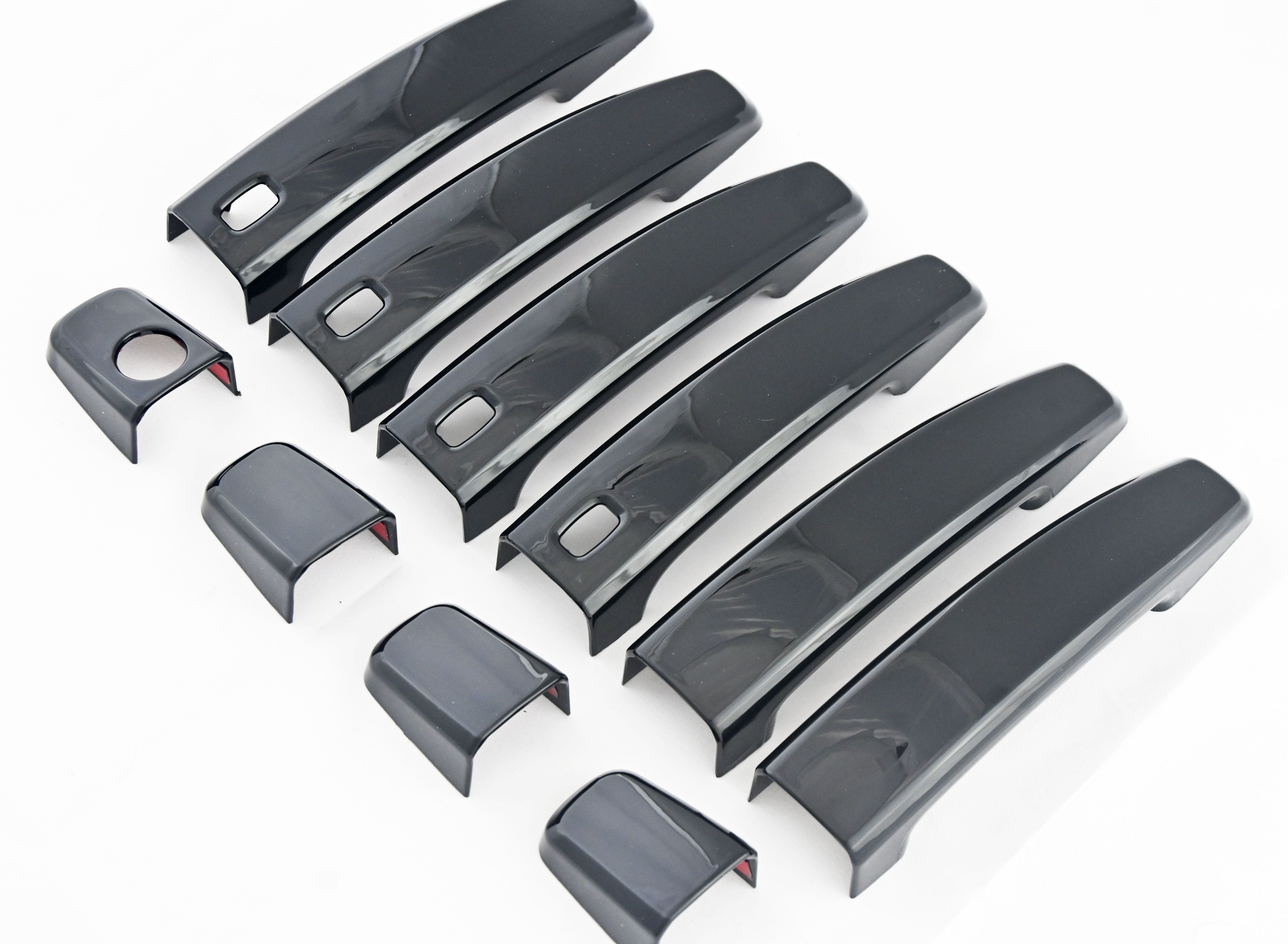 DH6280BLK 11-17 Buick Regal W/ Smart Key 8 PCS Gloss Black Snap-on W/Tape Door Handle Cover