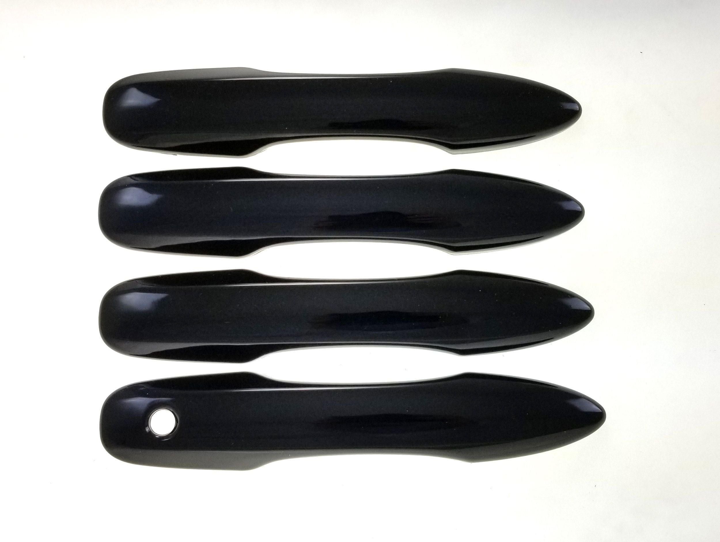 DH6284BLK 18-22 Toyota Camry Works over Keyless Sensors 4 PCS Gloss Black Snap-on W/Tape Door Handle Cover