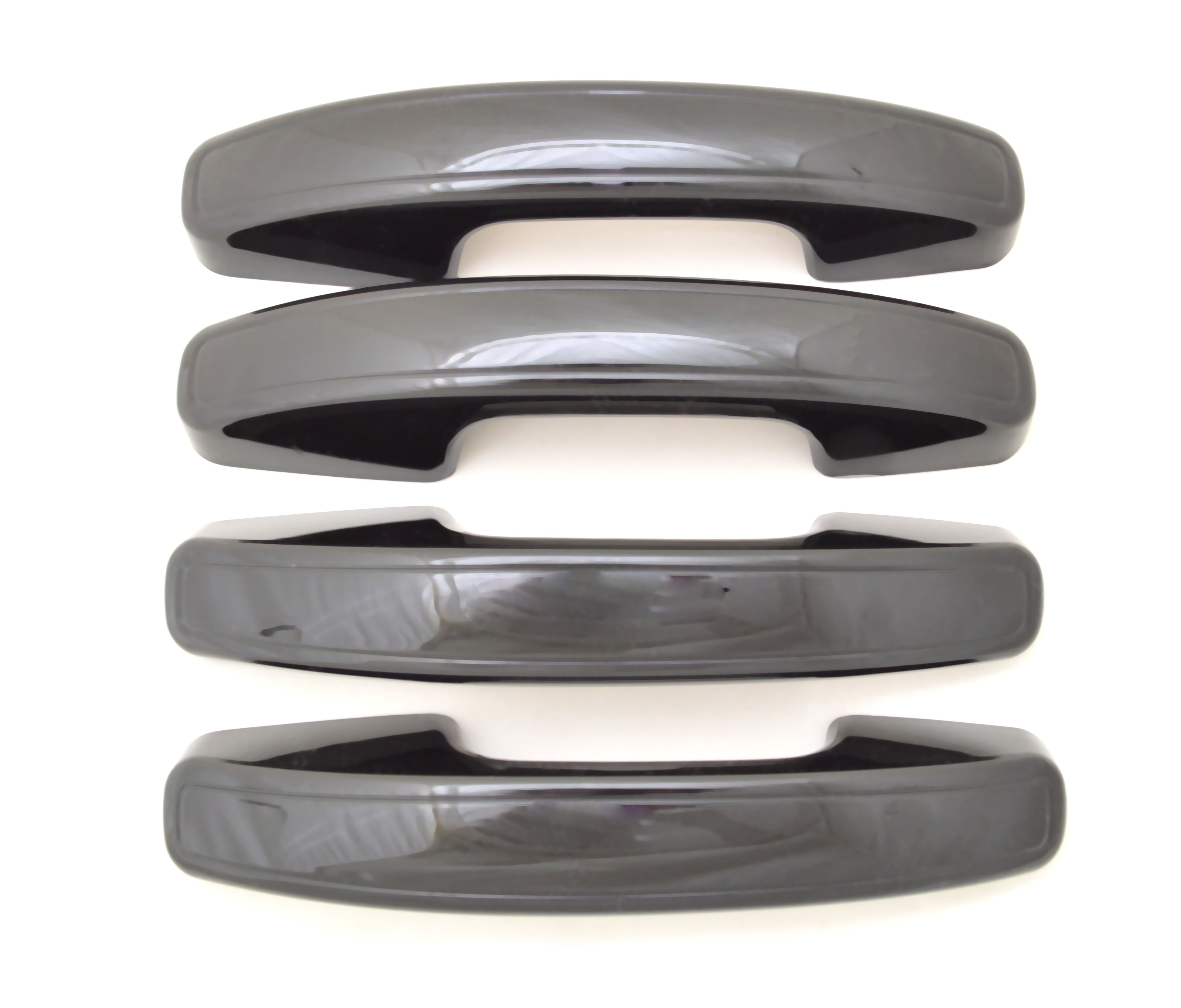DH6303BLK 18-22 Lincoln Navigator Works over Keyless Sensors 4 PCS Gloss Black Snap-on W/Tape Door Handle Cover