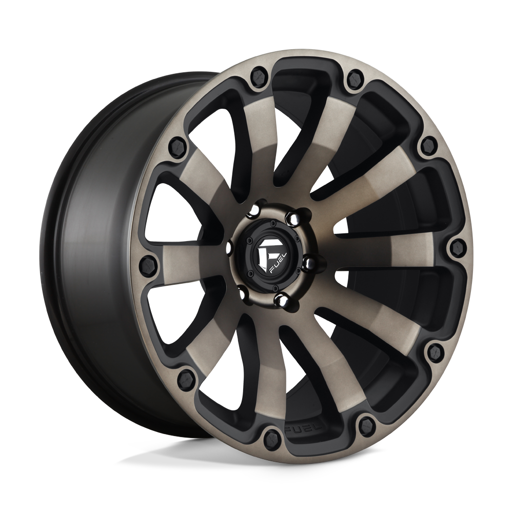 Fuel Diesel D598 Matte Black Double Dark Tint wheel, universal fit
