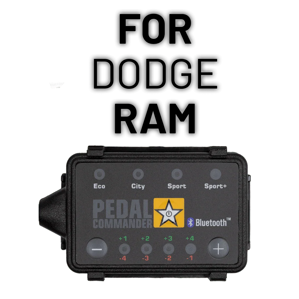 Pedal Commander throttle response controller for Dodge Ram with Bluetooth and driving modes