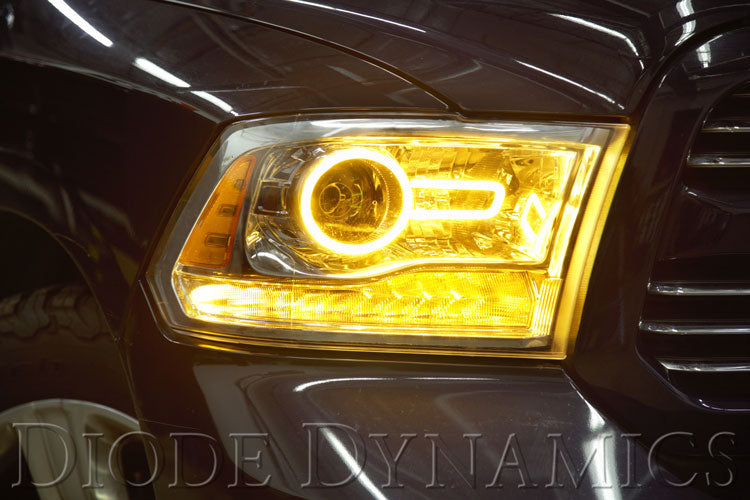 Diode Dynamics Switchback LED Halos for 2013-2018 Dodge Ram – amber