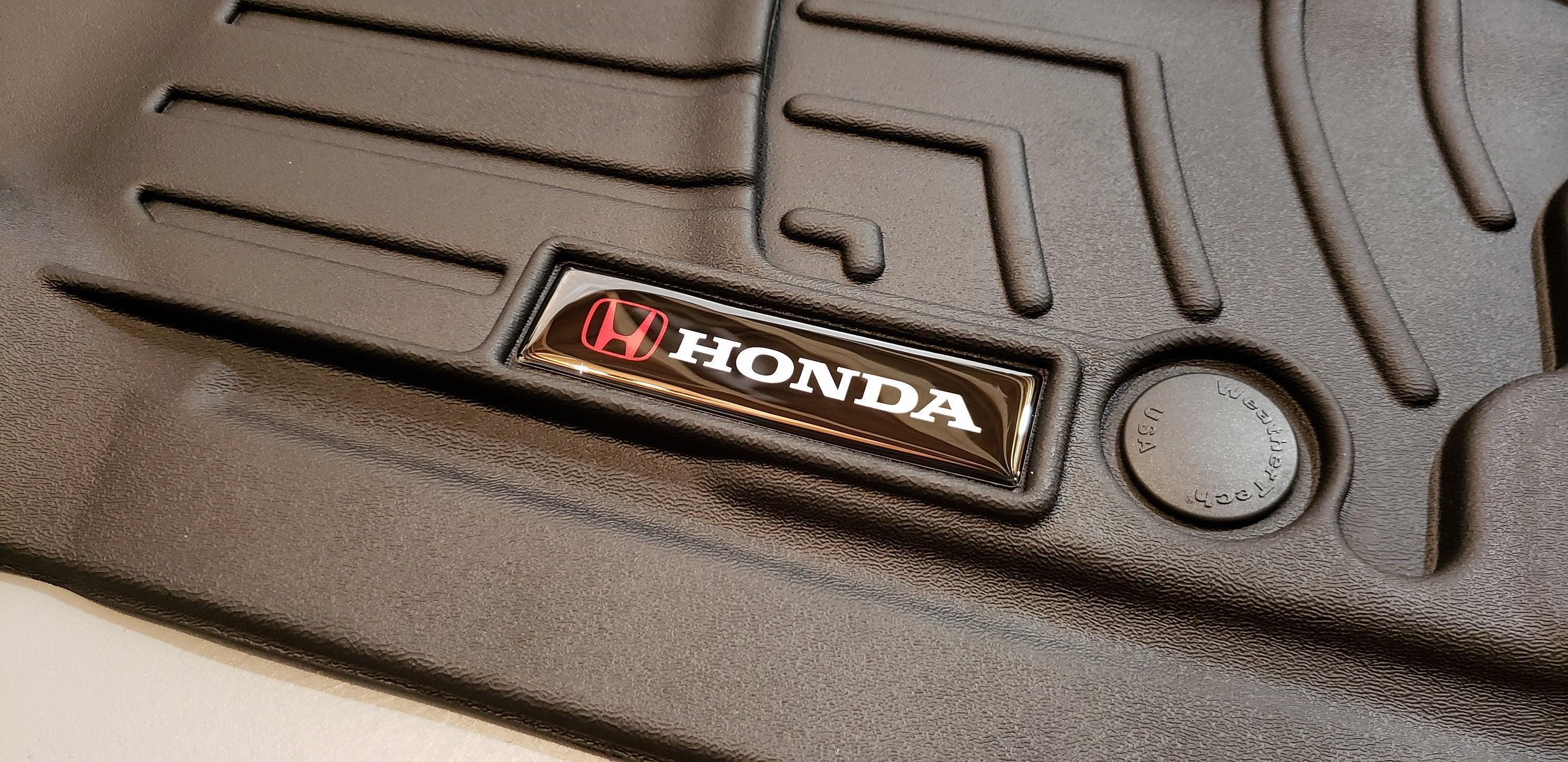 Domed Honda Emblem Inserts for Weathertech Floor Mats (Single)