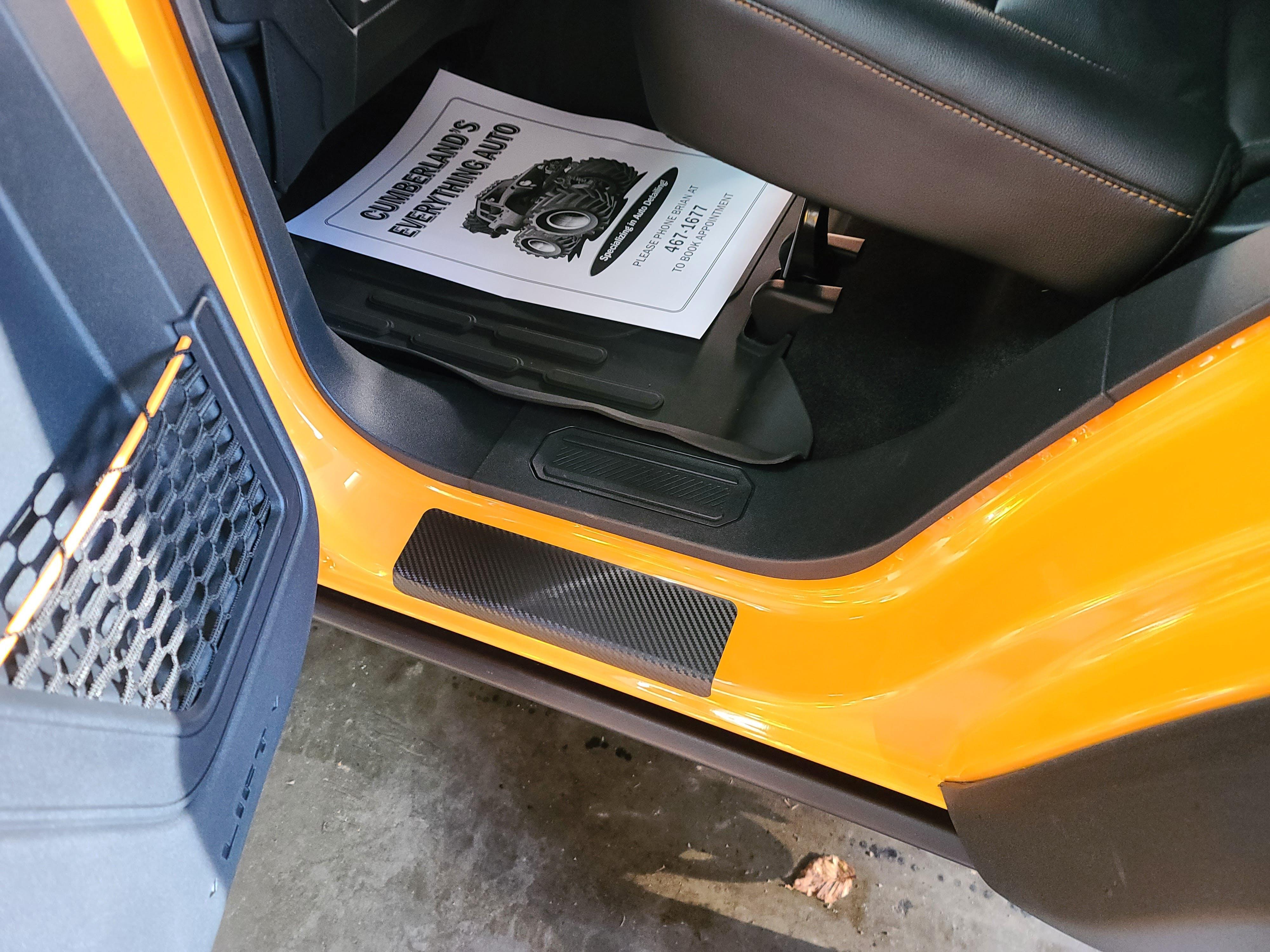 Door Sill Protectors - 2021+ Bronco 4 Door