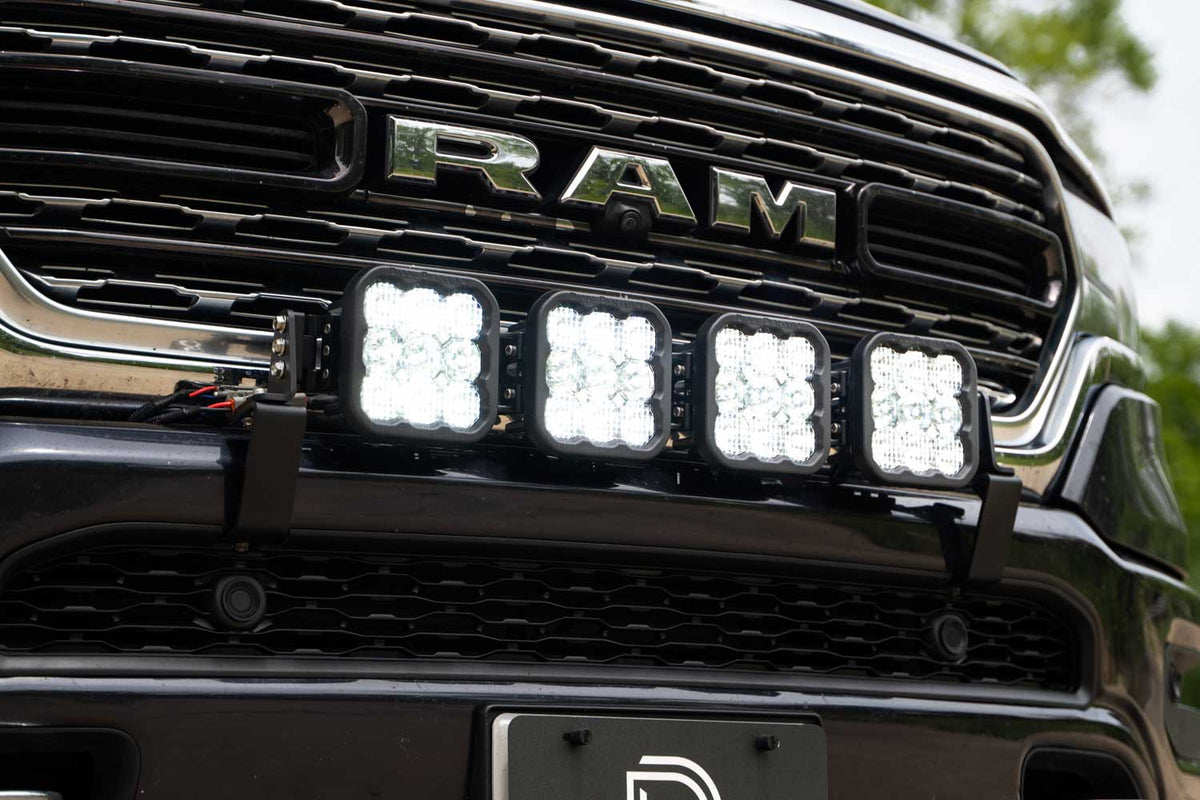 Diode Dynamics SS5 Grille CrossLink light bar kit for 2019-2024 Ram 1500