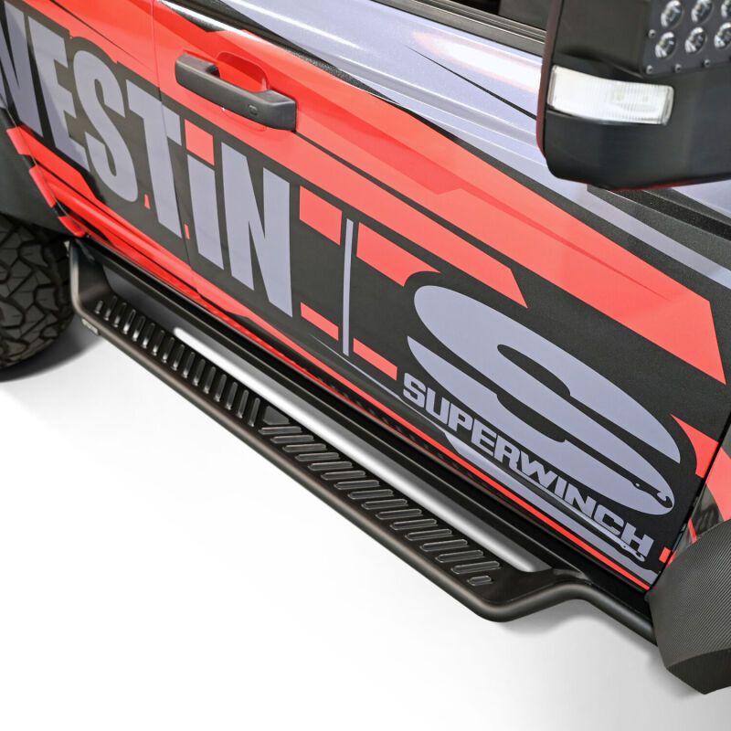 Westin Outlaw Drop Running Boards, 4-Door, Textured Black, fits Ford Bronco