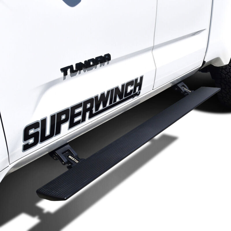 Westin Pro-e Electric Running Boards, Double Cab, fits Toyota Tundra