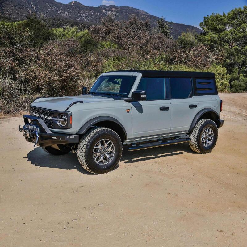 Westin PRO TRAXX 5 Oval Nerf Step Bars, 4-Door, fits Ford Bronco