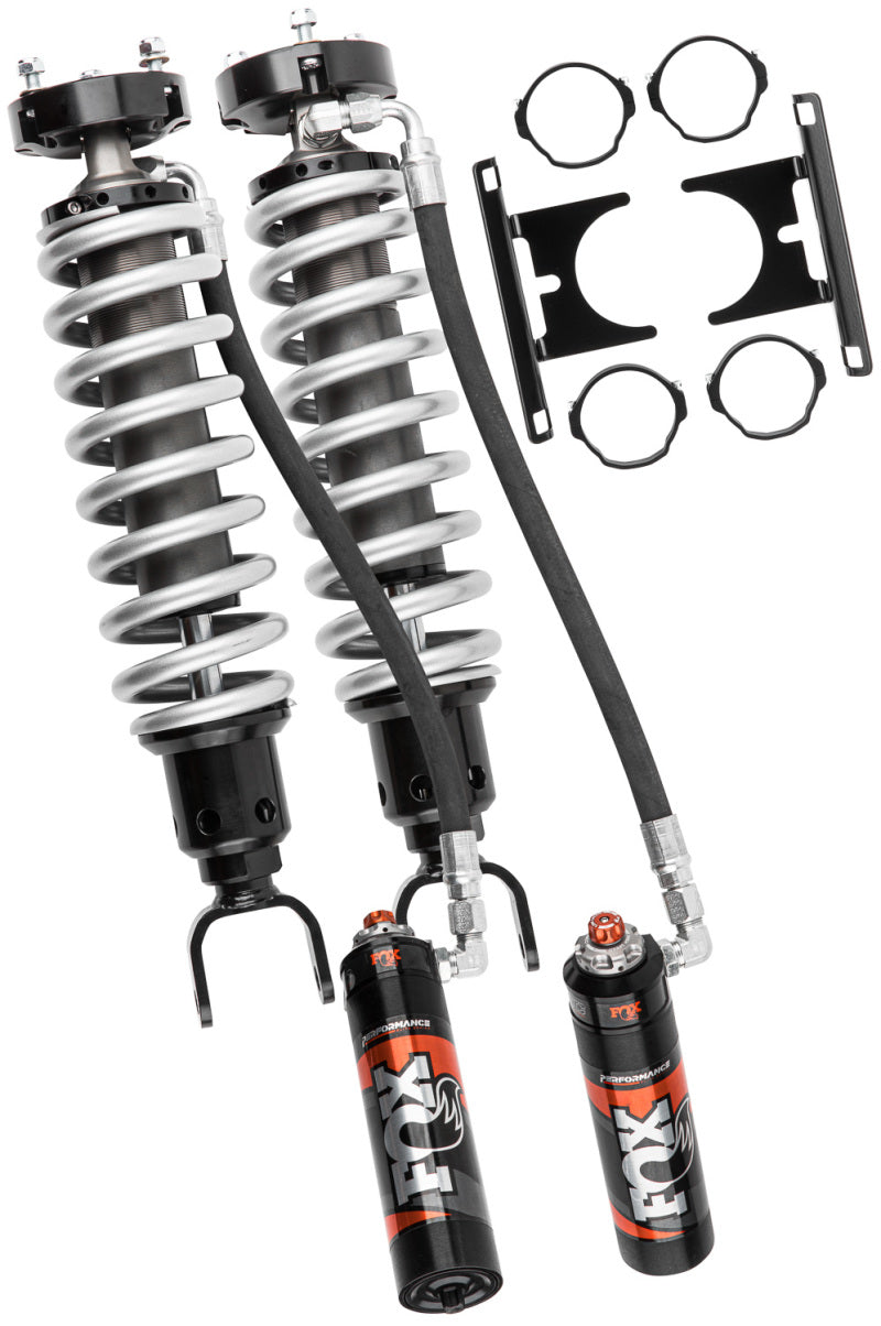 FOX 2.5 Elite Front Coilover Reservoir Shock Pair, DSC (2-3 in. Lift), fits Ram 1500