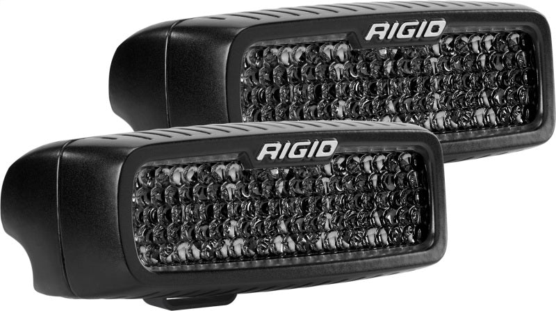 RIGID SR-Q Series PRO Midnight Edition Light Pair, Spot Diffused, Surface Mount