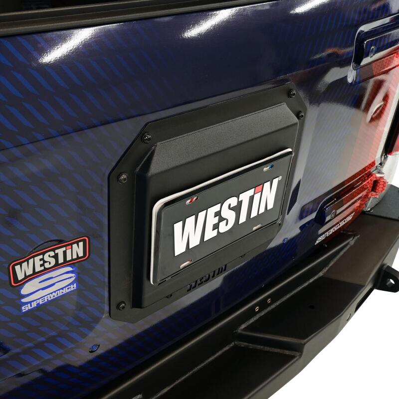 Westin Spare Tire Delete Plate, fits Ford Bronco