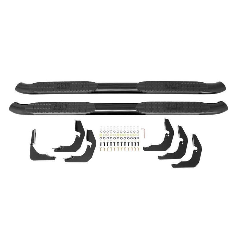 Westin PRO TRAXX 4 Oval Nerf Step Bars, Double Cab, fits Toyota Tundra