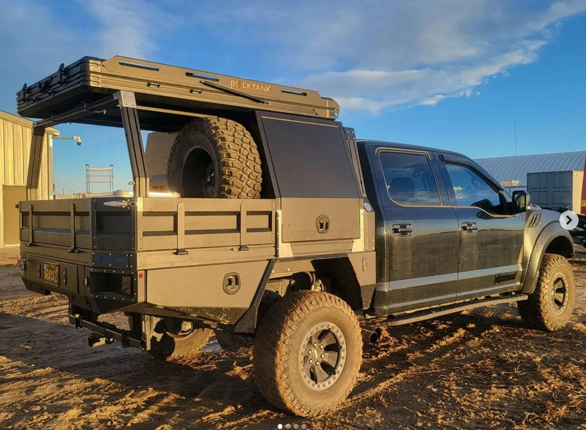 Dirtbox Overland Flatbed System Half Box for Chevy, GMC and Ford trucks