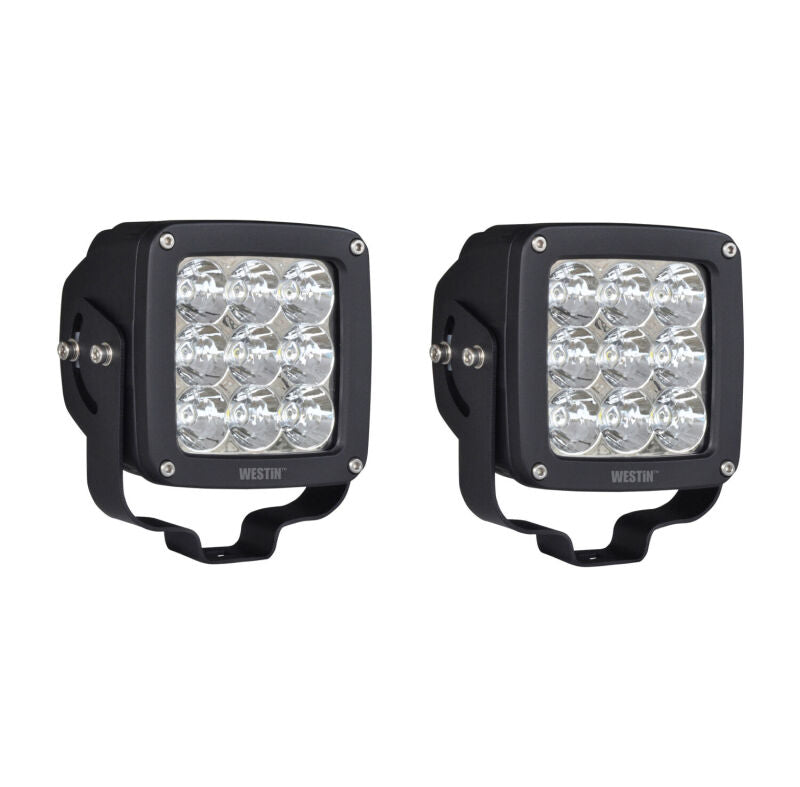 Westin Axis 4.5 in. Square LED Auxiliary Lights, Spot, Pair