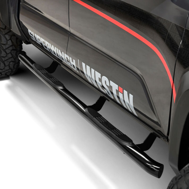 Westin E-Series 3 Nerf Step Bars, Black, fits Toyota Tacoma