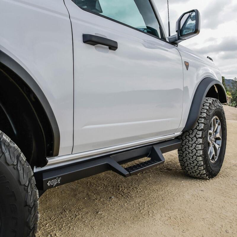Westin HDX Drop Nerf Step Bars, 2-Door, fits Ford Bronco