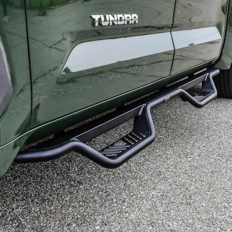 Westin Outlaw Drop Nerf Step Bars, CrewMax, fits Toyota Tundra