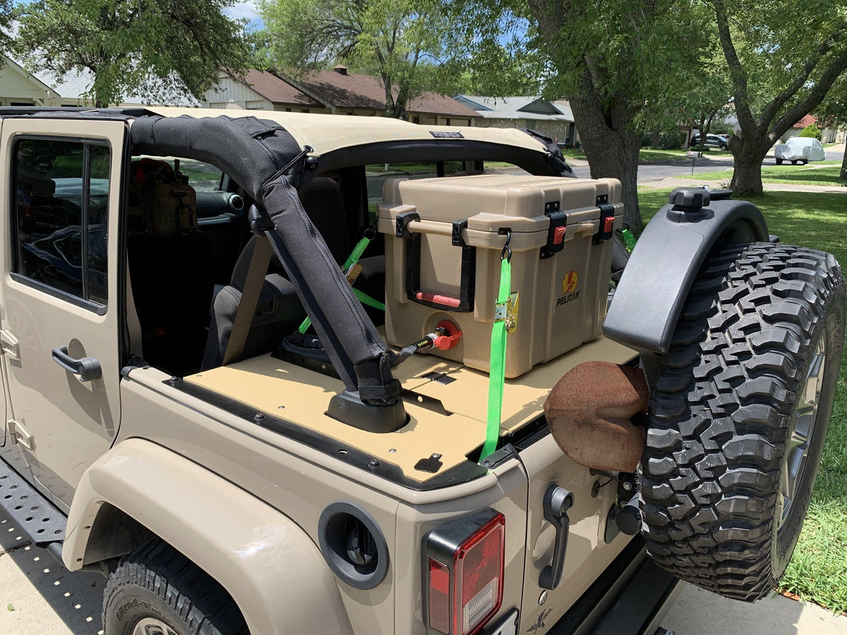 Diabolical Inc Slipstream for Jeep Wrangler JKU with top off