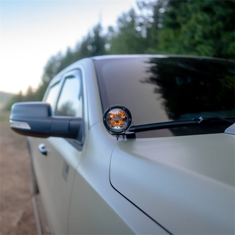 RIGID A-Pillar Light Mounts, fits Ram 1500