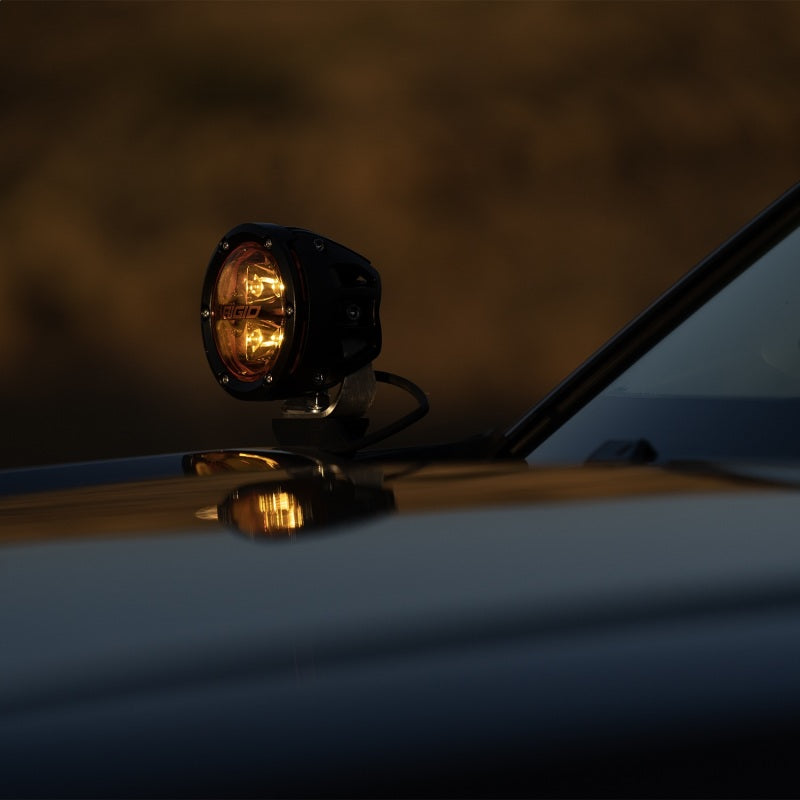 RIGID 360-Series 4 in. LED Pod Pair, Spot, Amber PRO Lens