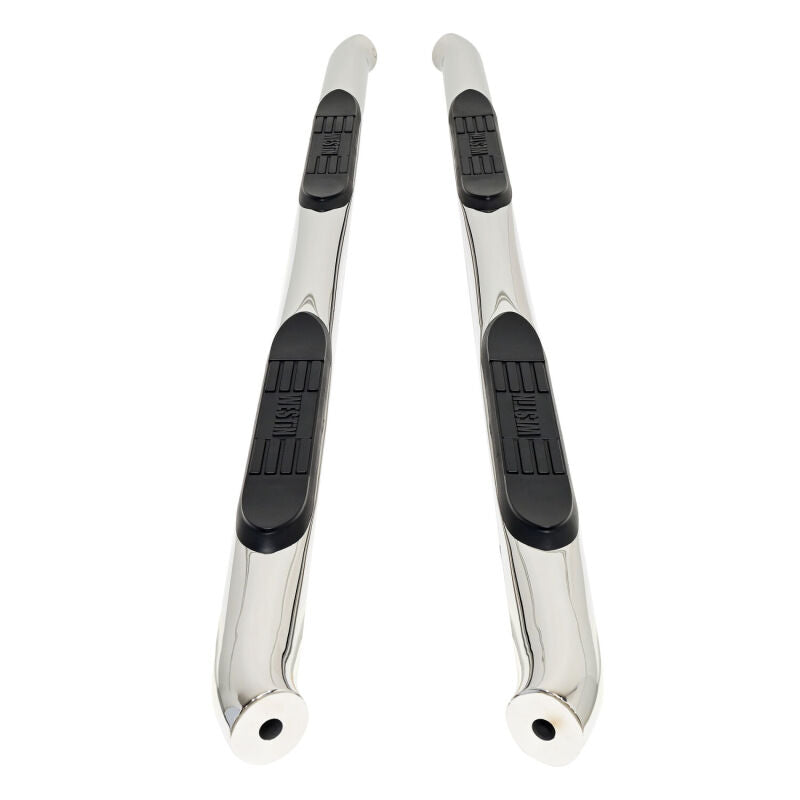Westin E-Series 3 Nerf Step Bars, Double Cab, Polished, fits Toyota Tacoma
