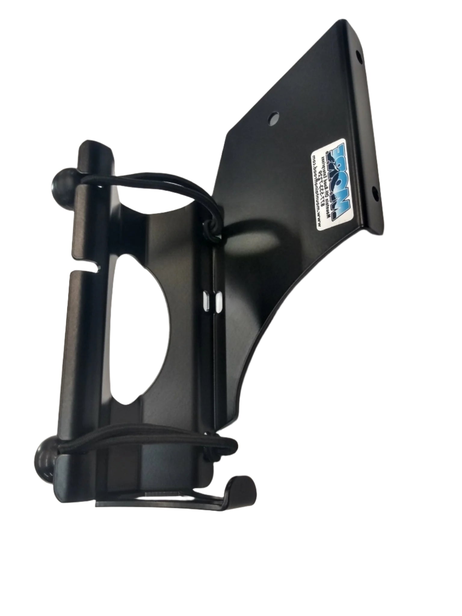 Black fire extinguisher bracket for Ford Bronco 4-door 2021, metal vehicle accessory