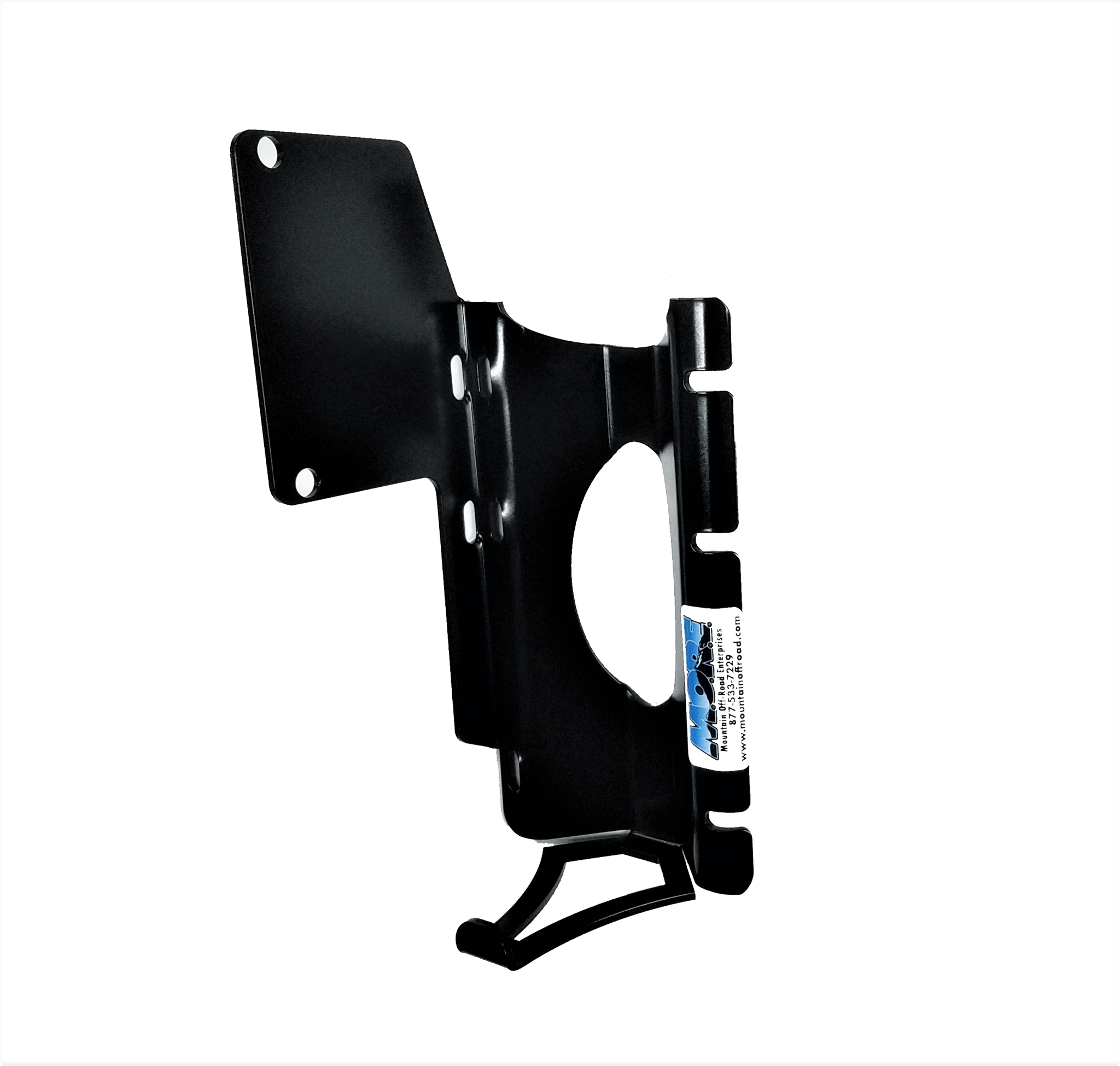 Black fire extinguisher bracket for Jeep Wrangler JL Unlimited 4-door 2018