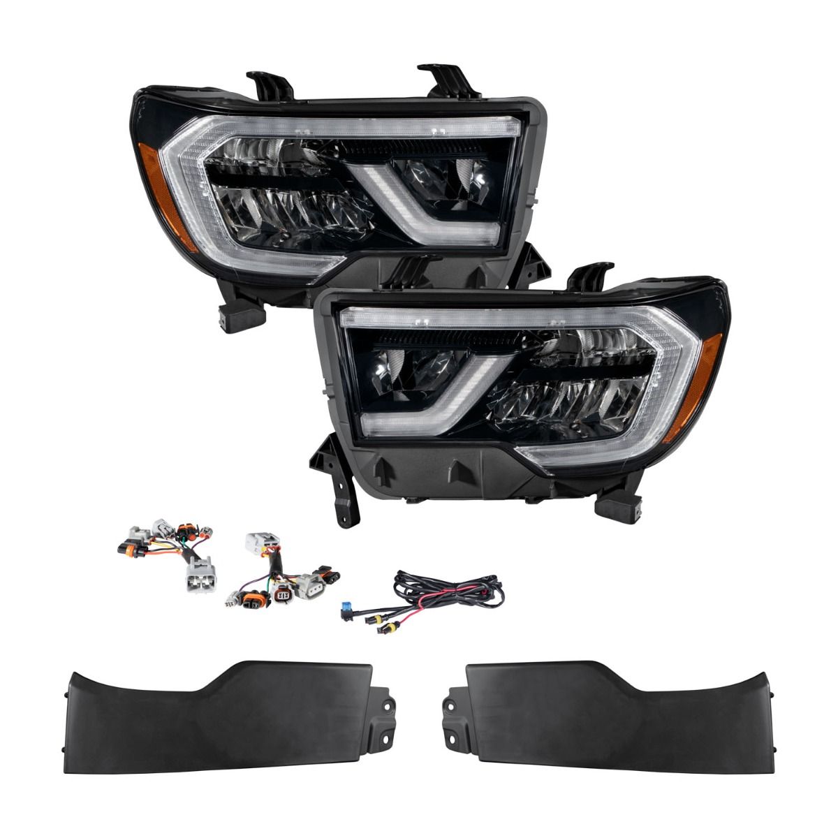 FORM Lighting 2007-2013 Toyota Tundra & 2008-2017 Toyota Sequoia LED Reflector Headlights (pair)