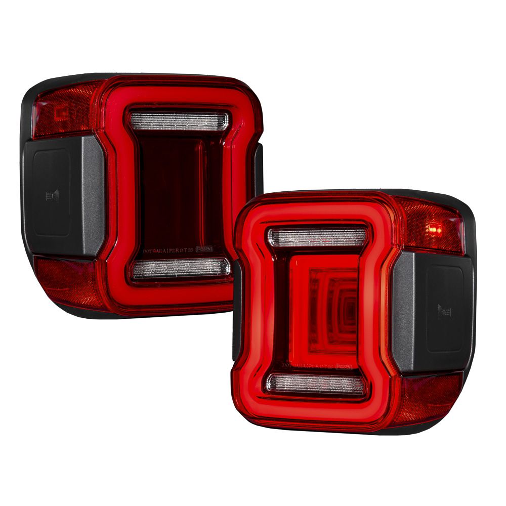 Form Lighting LED Tail Lights for Jeep Gladiator 2020-2026 – red pair, running lights on