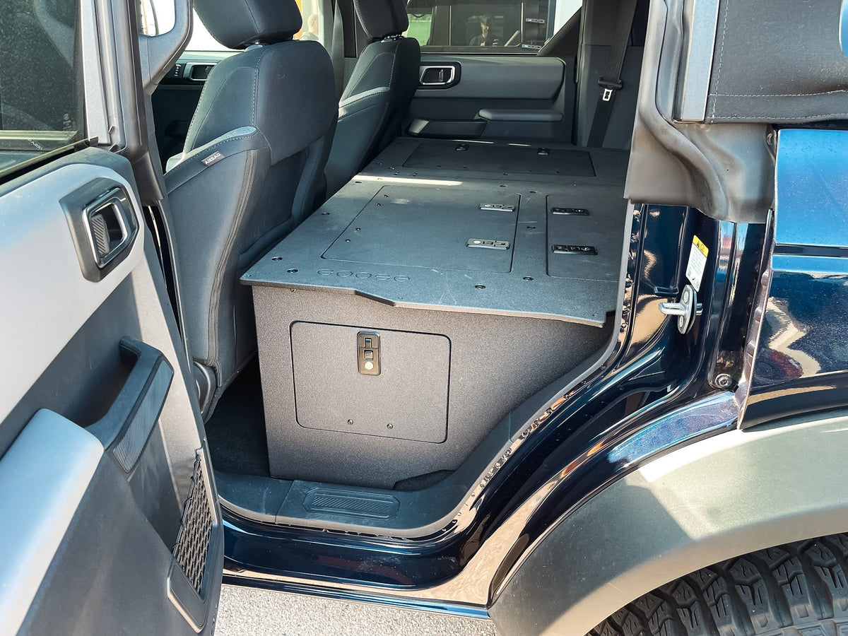 Ford Bronco 2021-Present 6 Gen. 4 Door - Second Row Seat Delete Plate System - Module Height – view 2