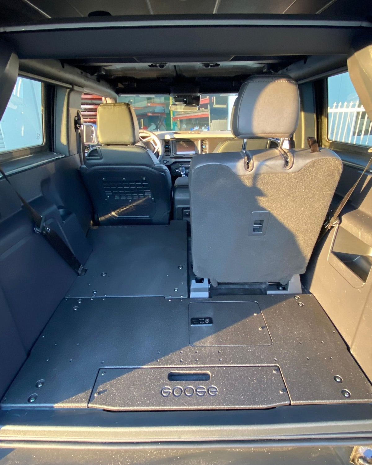 Ford Bronco 2021-Present 6th Gen. 2 Door - Second Row Seat Delete Plate System – view 2