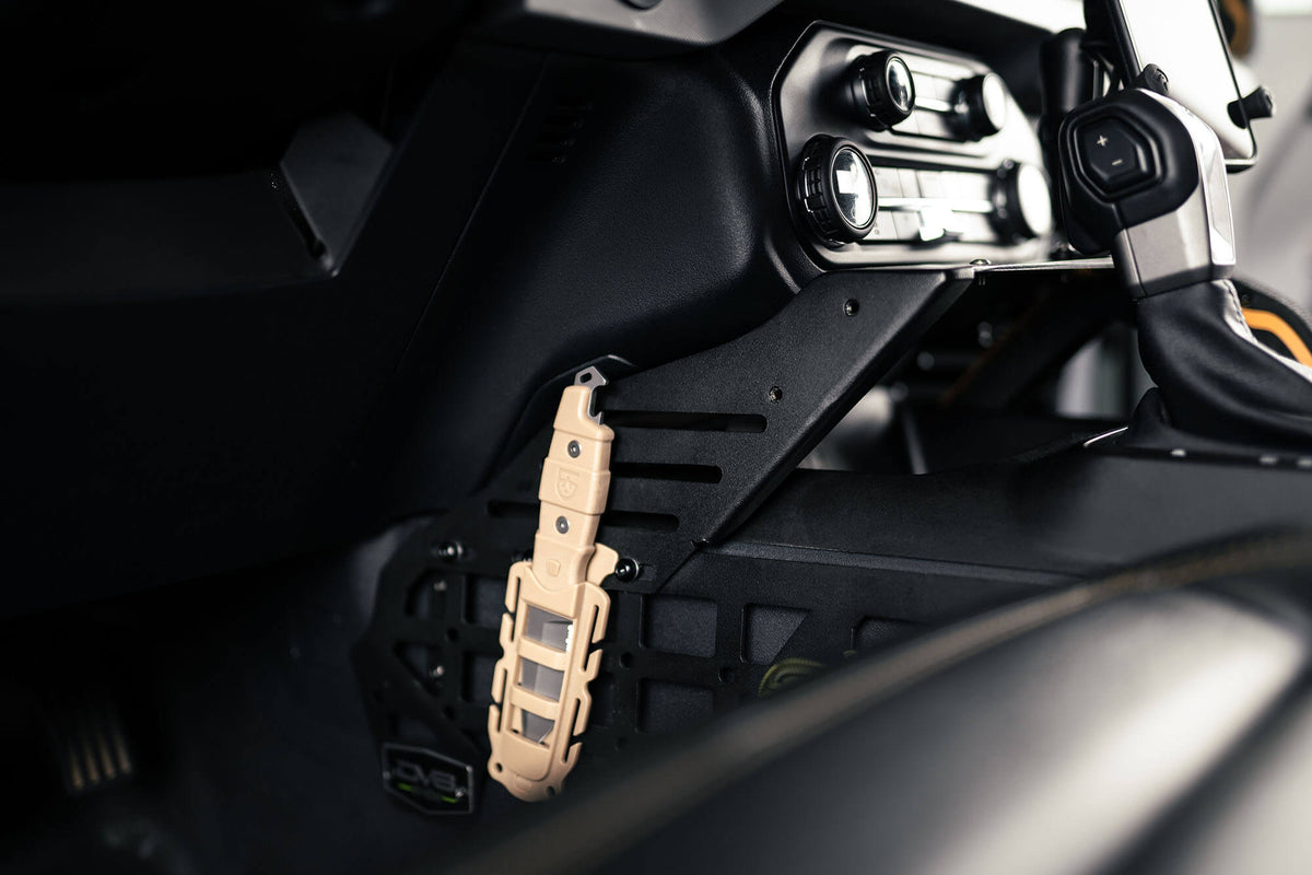 DV8 Offroad center console molle panels and bridge for 2021-2026 Ford Bronco