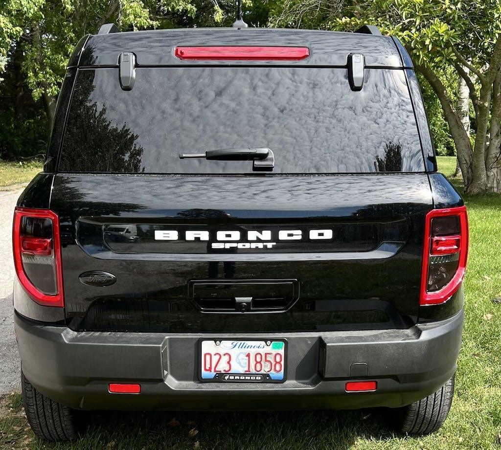 Ford Bronco Rear Oval Emblem Overlay (Tint or Solid) - 2021-2025 Bronco / Bronco Sport