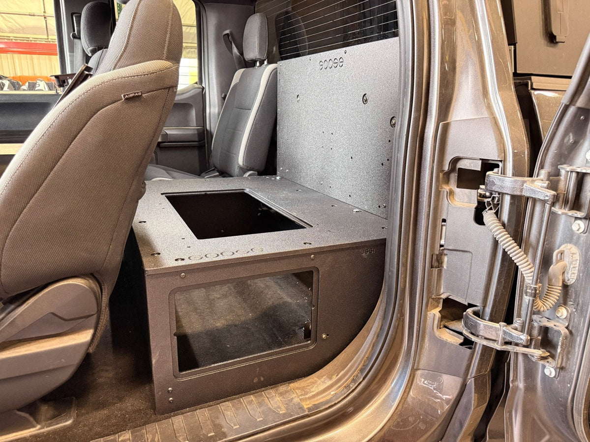Goose Gear Explore Series high seat delete plate system for Ford F-150 SuperCab