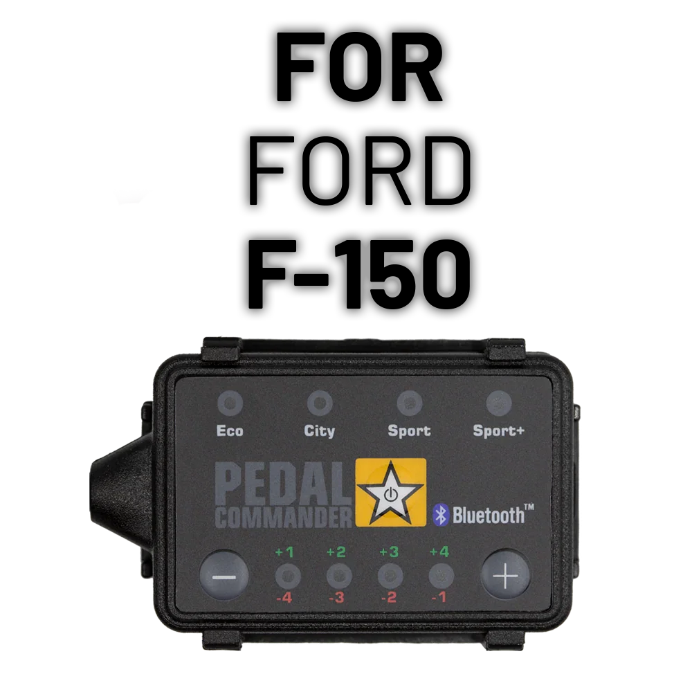 Pedal Commander throttle response controller for Ford F-150 with Eco, City, Sport, Sport+ modes