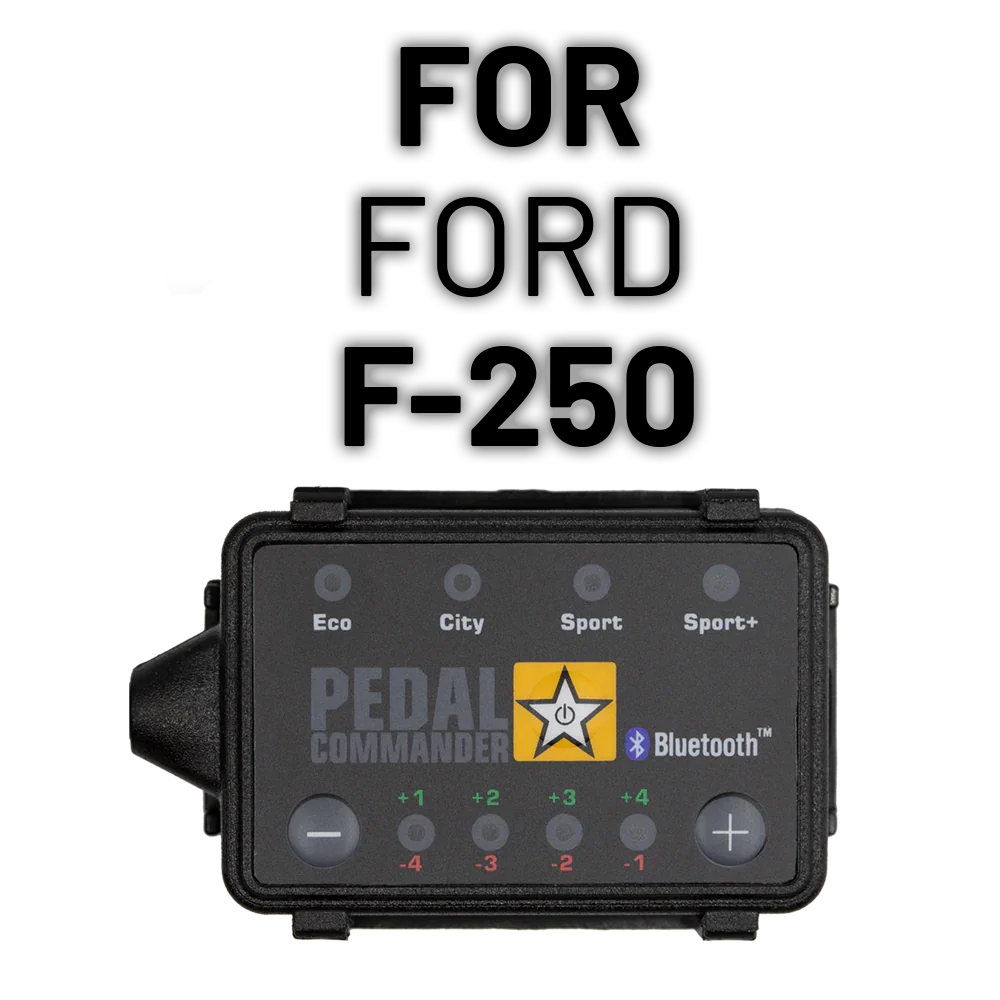 Pedal Commander throttle response controller with Bluetooth for Ford F250, four driving modes